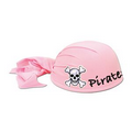 Pink Pirate Scarf Hat w/ Custom Screen Printed Imprint